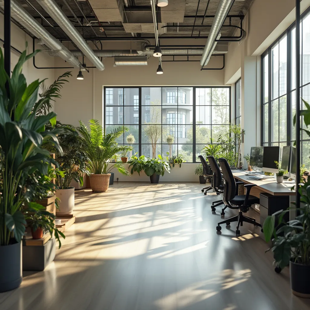 Inspirativní a klidné pracovní prostředí s rostlinami