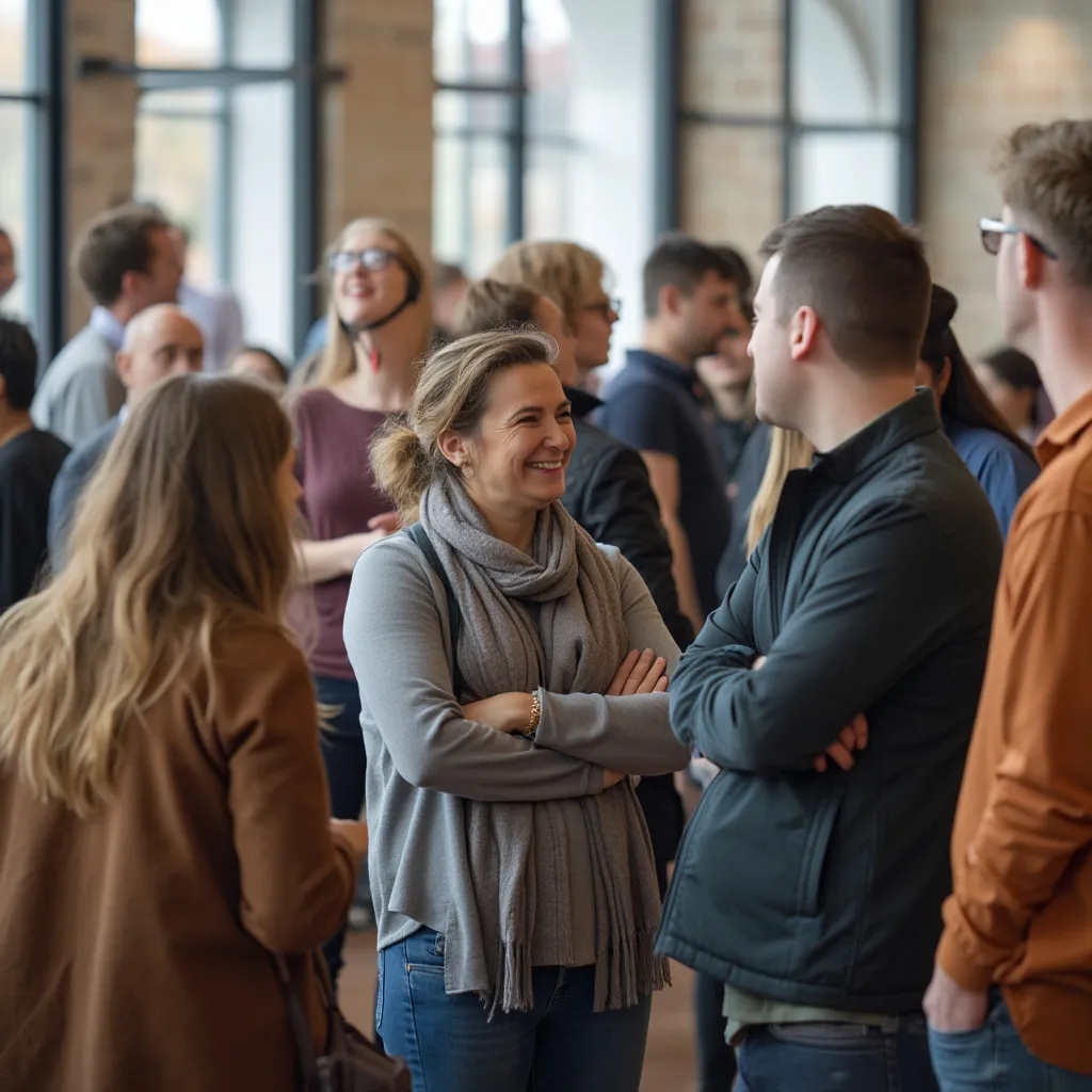 Neformální komunitní setkání nebo networking akce